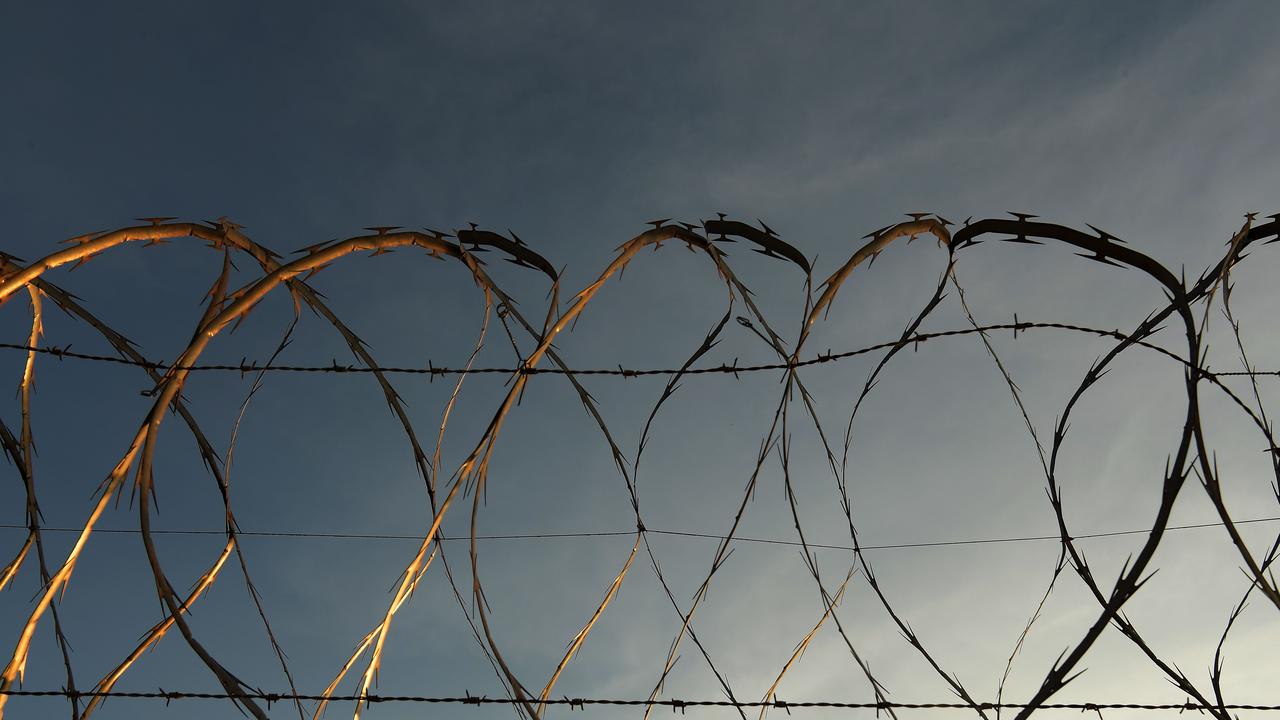 Razor wire around Don Dale Youth Detention Centre is an ode to the facility former life as a maximum-security prison. Picture: (A)manda Parkinson