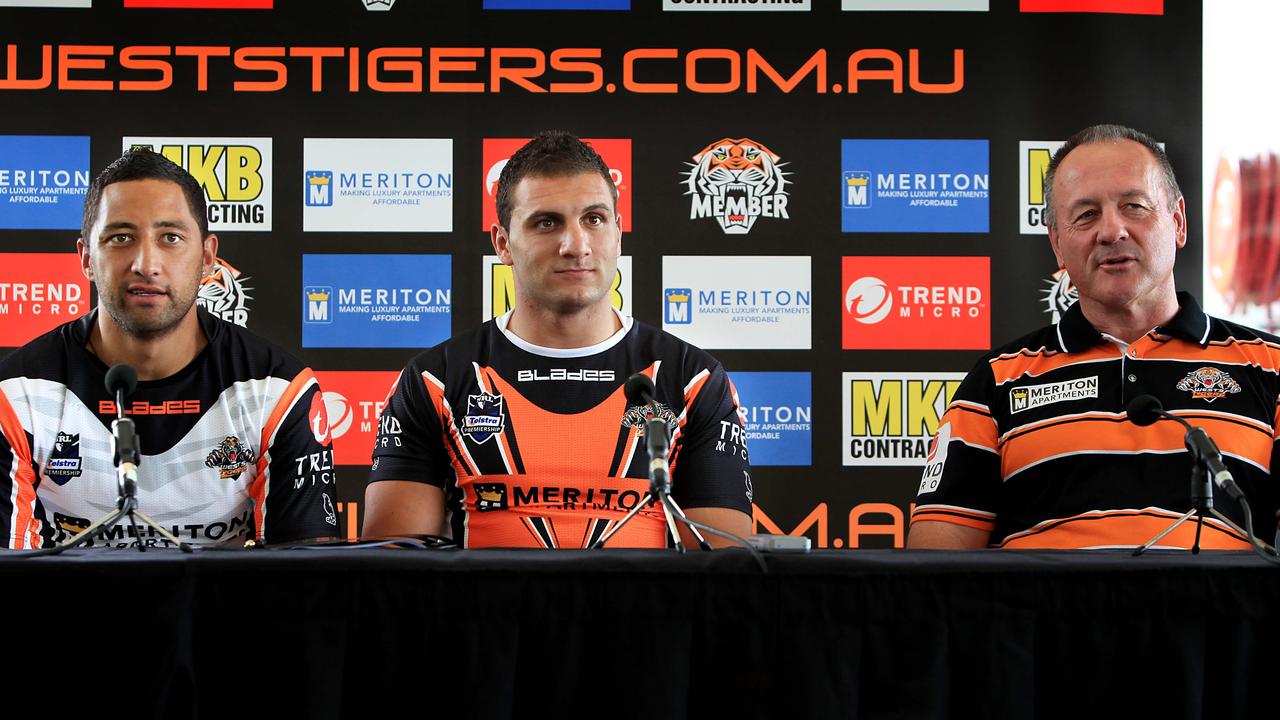 The dream team? Benji Marshall, Robbie Farah and Tim Sheens hold the key to turning around the fortunes of Wests Tigers.