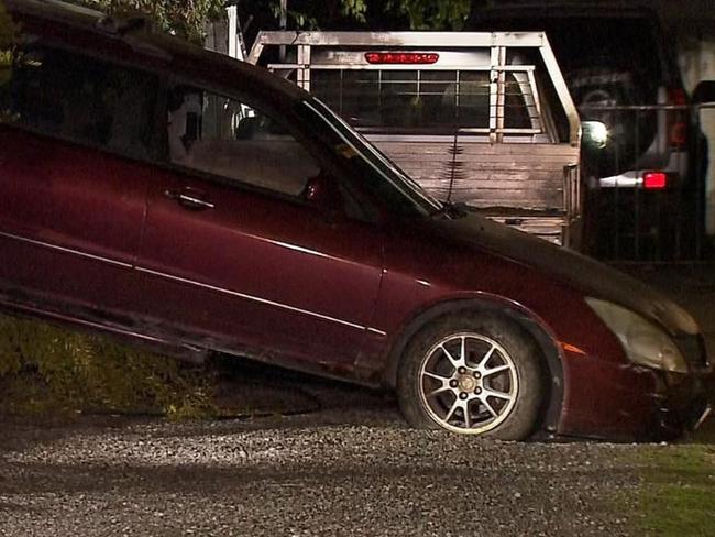 A 73-year-old man has died in a crash through a fence in Kersbrook. Picture: 7NEWS