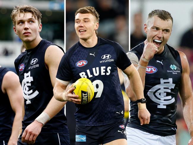 Patrick Cripps plays his 200th game