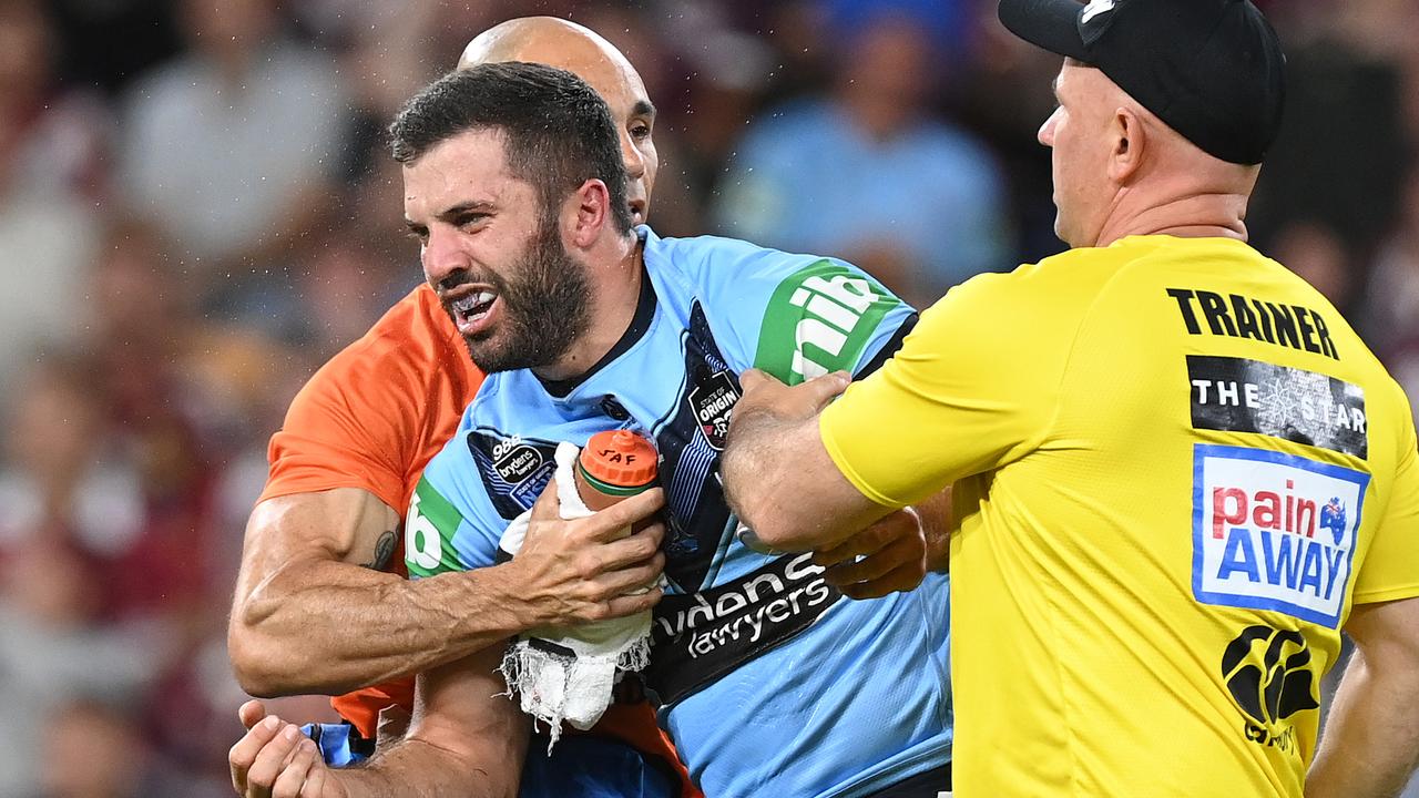 James Tedesco of the Blues concussed.