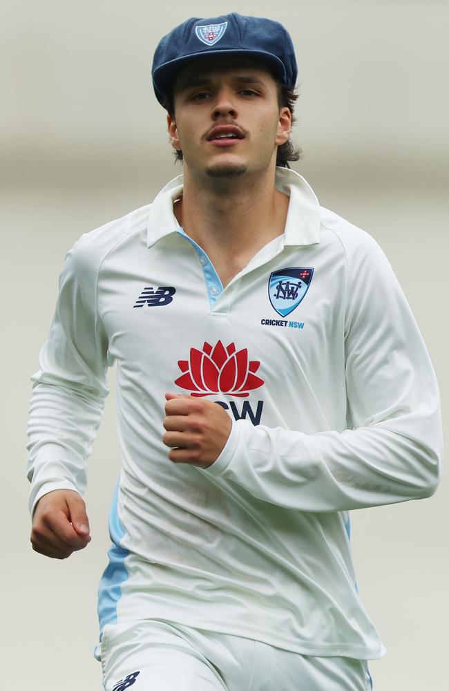 Sam Konstas has only played 11 first-class games, but the 19-year-old could make his Test debut at the MCG on Boxing Day. Picture: Mark Metcalfe / Getty Images