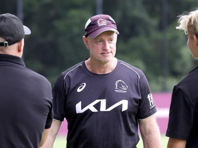 Michael Maguire head coach, after training at the Broncos NRL, Red Hill, Brisbane, on Friday 24th January 2025 – Photo Steve Pohlner