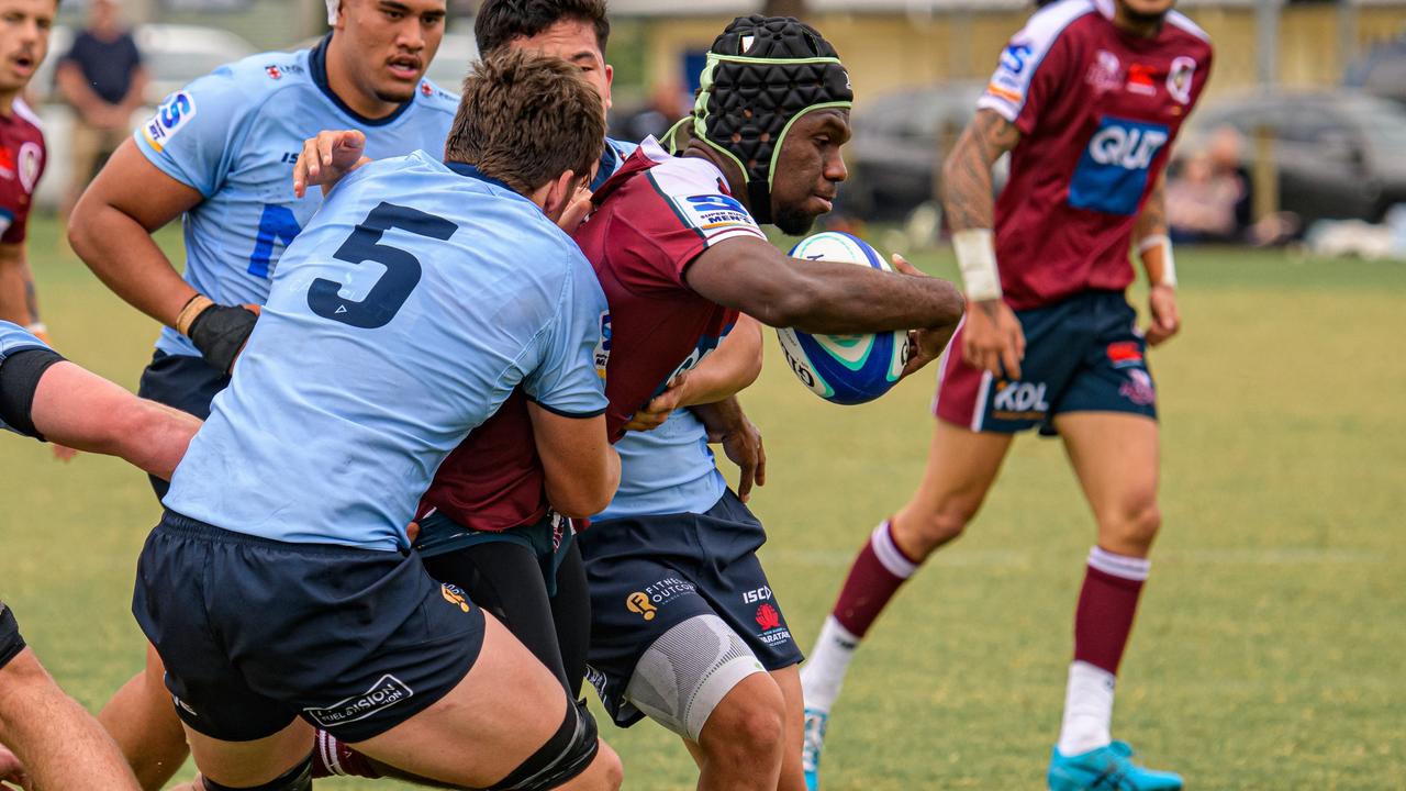 Dan Malum in the battle with the Waratahs.