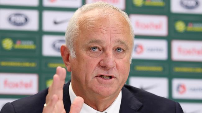 Graham Arnold is coaching the Socceroos and the Olyroos. Picture: Getty Images 