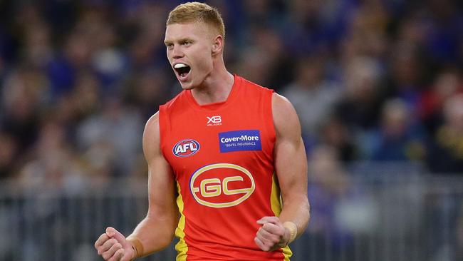 Peter Wright is an emerging star at Gold Coast. Picture: Will Russell/AFL Photos/Getty Images