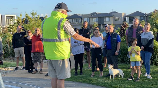 A community meeting to address crime issues in the estate was held on Wednesday night.