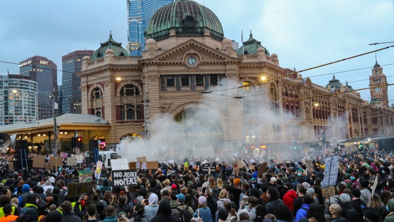 Positive coronavirus case confirmed at Melbourne protest