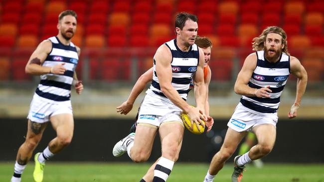 Patrick Dangerfield in action. Picture: Getty