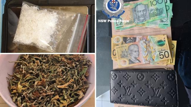 Eight people – three men and five women – were charged with more than 170 offences after raids by Tuggerah Lakes Police attached to Strike Force Treceagle. Picture: NSW Police