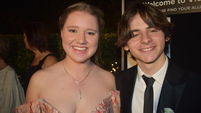 Kara Boshoff and Josua Gouws at Queensland Academies Creative Industries formal.