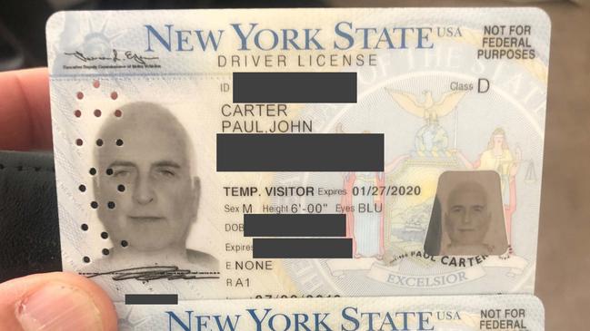 Casanova Conman Paul Carter's fraudulent US visas