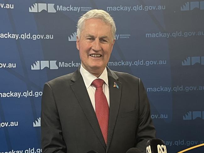 Mackay mayor, Greg Williamson spoke at the first Council Meeting of 2025, January 29