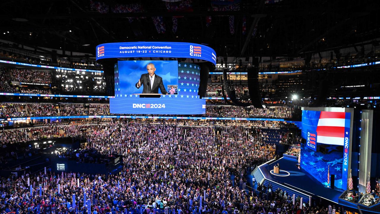 The DNC is taking place at the United Center in Chicago, Illinois. Picture: AFP