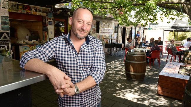 Edinburgh Castle Hotel owner Tony Bond is concerned about the future of the popular CBD pub. Picture: Campbell Brodie