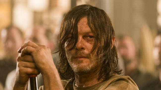 Norman Reedus (pictured) and Andrew Lincoln have finally renegotiated their salaries to reflect the show’s popularity. Picture: Gene Page/AMC