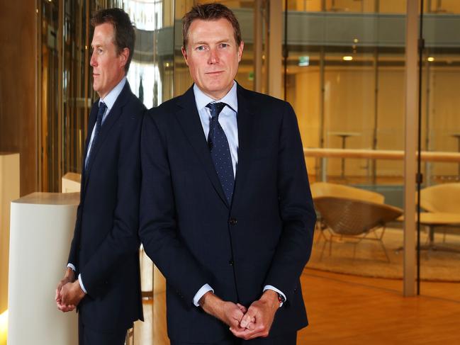 31/1/18: Attorney-General Christian Porter at his Commonwealth Parliamentary Offices in Sydney. John Feder/The Australian.