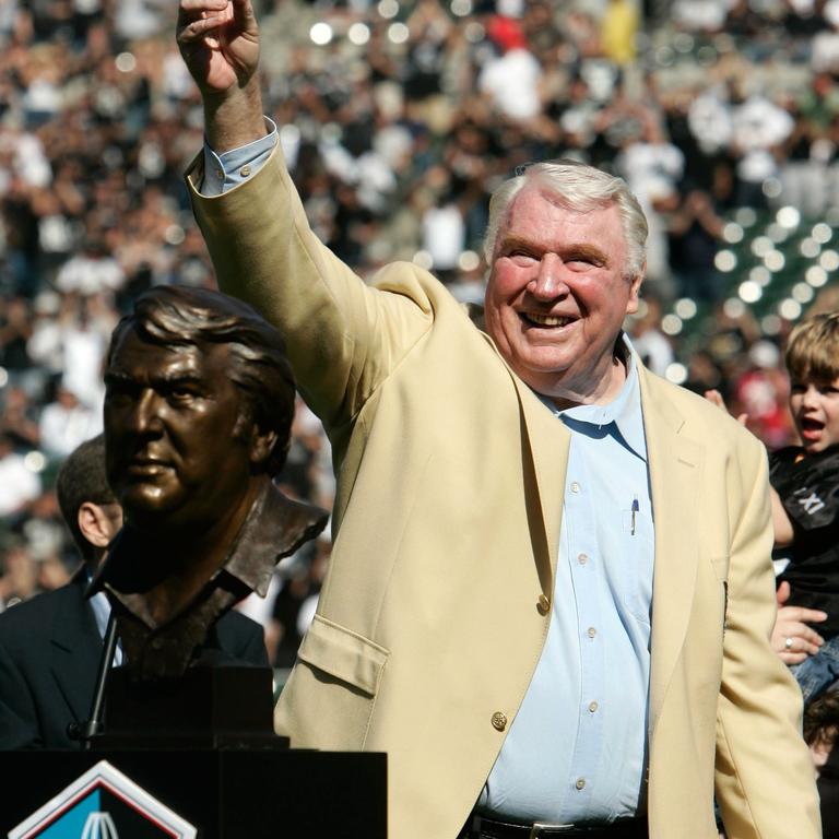 Former Oakland Raiders head coach John Madden was well loved in the NFL community. Picture: Jonathan Ferrey/Getty Images