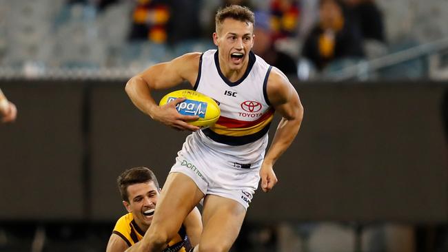 Crows Tom Doedee of the Crows in action Hawthorn at the MCG. Picture: Michael Willson/Getty