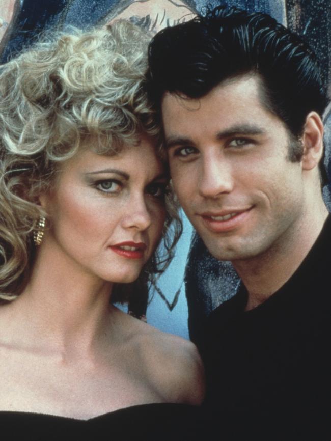 The pair appeared together in Grease in 1978. Picture: Paramount Pictures/Fotos International/Getty Images