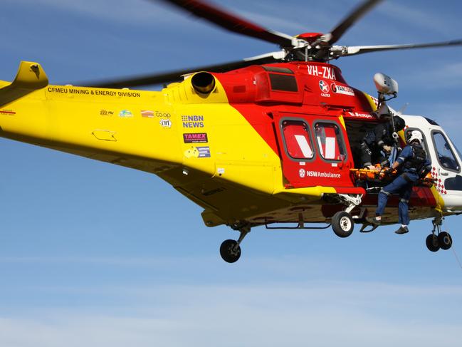 An interagency exercise between Police Rescue and the Westpac Rescue Helicopter crews was held at Lismore on June 1, 2021. Photo: Alison Paterson