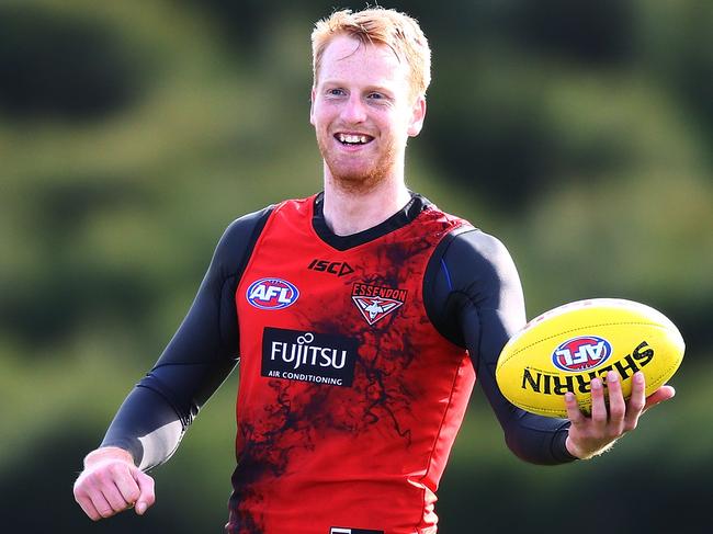 Francis has hired a personal trainer to get him in tip top shape for the Bombers’ pre-season. Picture: Getty Images