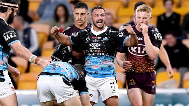 Braydon Trindall may only need to wait one more season before he becomes a regular starter in the halves. Picture: Bradley Kanaris/Getty Images