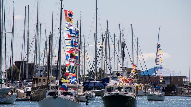 The Royal Queensland Yacht Squadron at Manly.