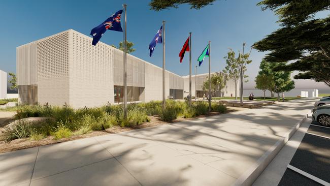 Renders for the new Cowes Cultural Centre.