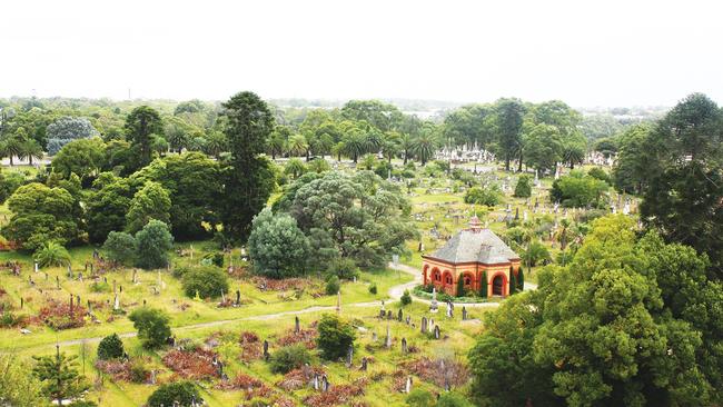 The Elephant House is in Australia’s largest cemetery.