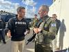 Lachlan Murdoch touches base with war zone reporters