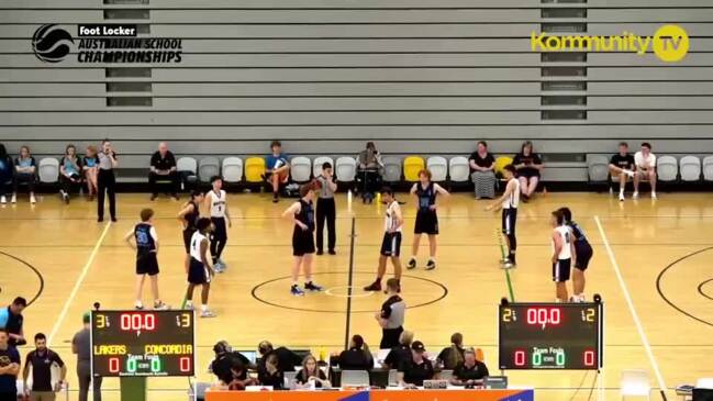 Replay: Basketball Australia School Championships Day 3 - (Men's QF) Rowville Secondary v Willetton SHS