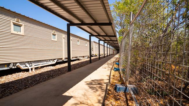 Videographer Ben Sale has been documenting everyday life inside the Howard Springs quarantine facility during his stay there. Picture: Ben Sale/ Other Side Productions