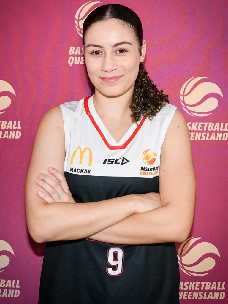 Queensland North’s Cheyenne Bobongie. Pictures: Basketball Queensland