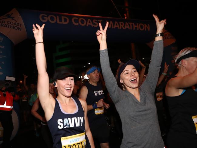 Runners compete in the Gold Coast Half MarathonPhotograph : Jason O'Brien