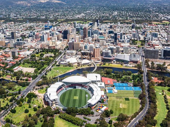 Adelaide. Airviewonline unveils Australia's top aerial views captured or curated by veteran photographer Stephen Brookes. Picture: Stephen Brookes