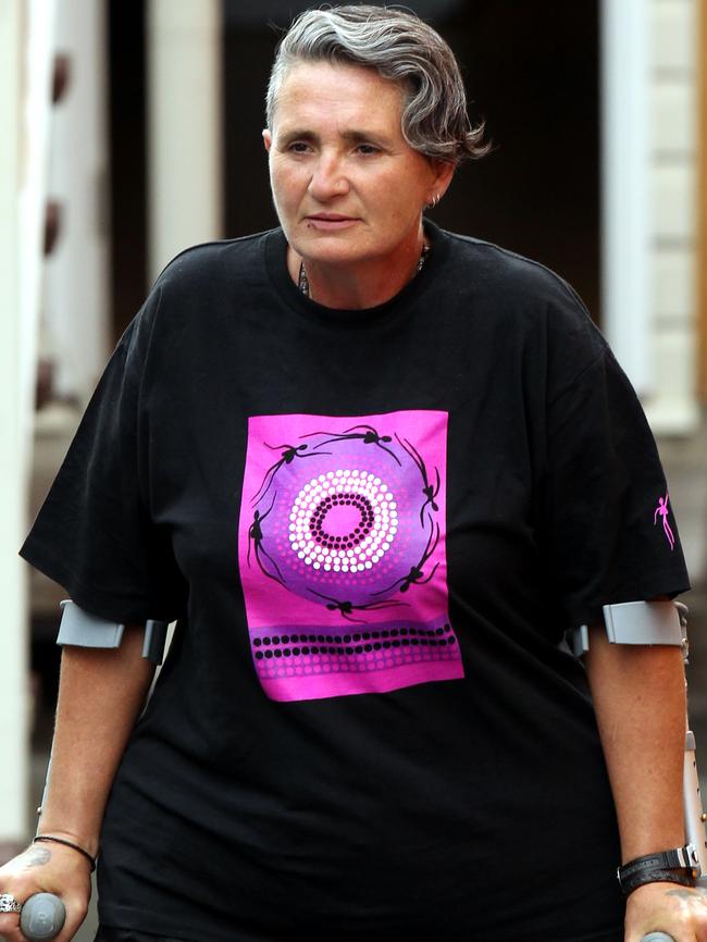 Tracey Wigginton after her release from jail. File picture