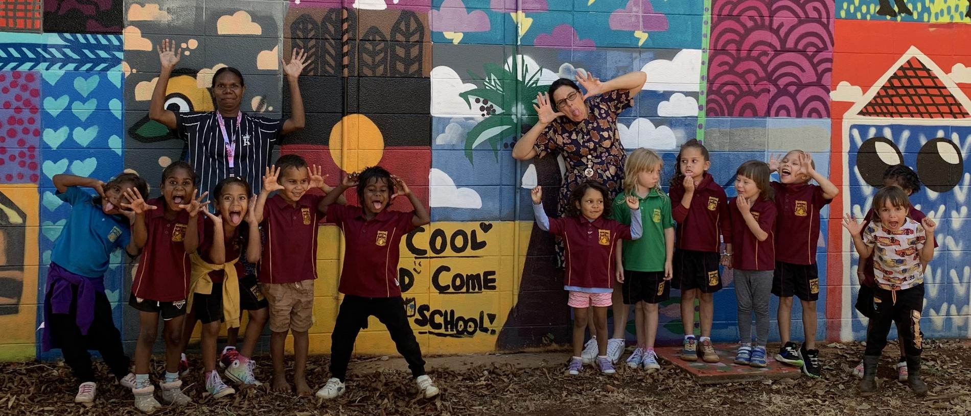 My First Year 2024 Funny FacesFront (Left to Right):Anelle Dickson, Swaelia Farquharson, Bernadette Taletawa, Jake Brown-Snape, Jerome Umbulgurri, Jonni Beck, Hailey Ponto, Brooklyn Vonsenden, Natasha Lincoln, Amelia Daw, Fane Avoi, Johnny Tonson-JonesBack (Left to Right): Natalie Aldus (Teacher Assistant), Tanya Hockey (Teacher) Picture: Elaine Graham