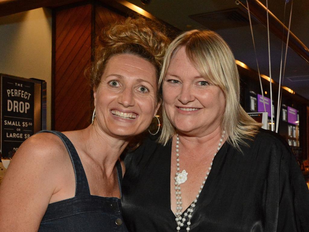 Lara Kenny and Samandra Edwards at the launch of Eggy at Burleigh Heads Hotel, Burleigh. Picture: Regina King.