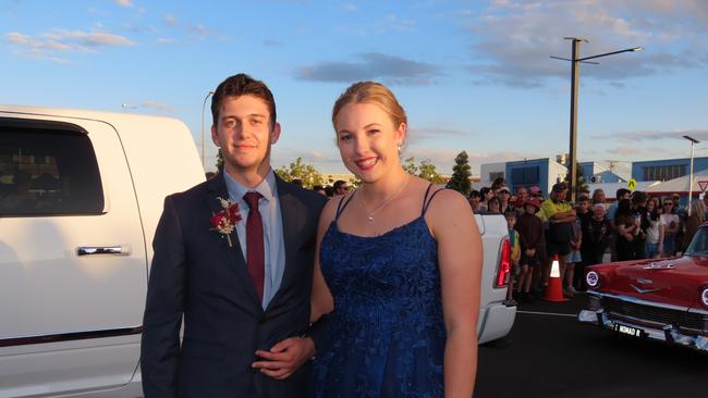 Students arriving at the Kingaroy State High School Formal at Kingaroy Town Hall on November 11.