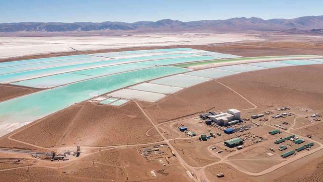 Arcadium’s Olaroz lithium brine project in Argentina. Picture: Supplied