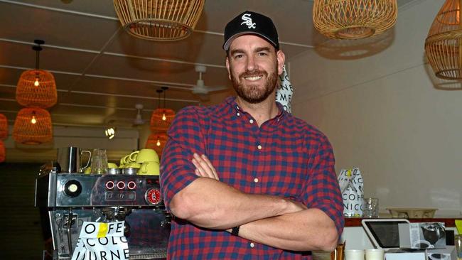 Rhys Davies (pictured) and Melanie MItchell will open the doors to the Citrus Club on Yeppoon's main street later this week. Picture: Jann Houley