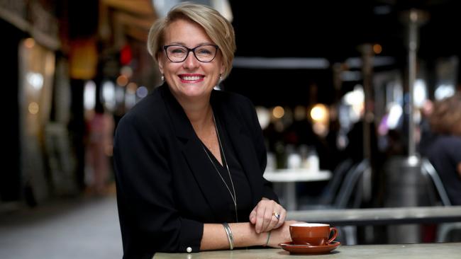 Melbourne’s new Lord Mayor, Sally Capp. Picture David Geraghty