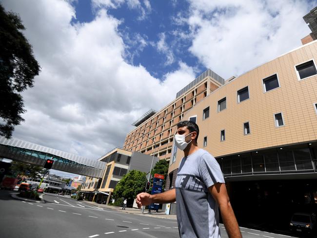 For the next two weeks, all Queenslanders need to carry a face mask. Picture: NCA NewsWire / Dan Peled