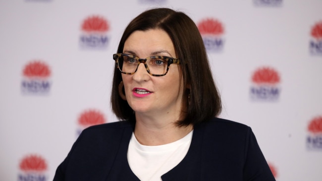 NSW Education Minister Sarah Mitchell says providing parents with enough RATs to test their children twice a week will give them confidence to return kids to the classroom. Picture: Mark Kolbe/Getty Images