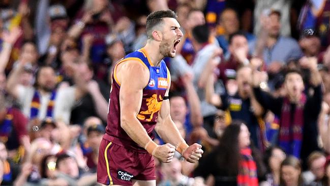 Dan McStay had a quiet night against the Tigers. Picture: Getty Images