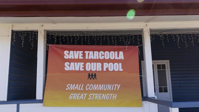 Moves to close Tara’s aged care facility, Tarcoola, and reduce the size of its pool, incensed the townsfolk. Picture: Mark Cranitch.