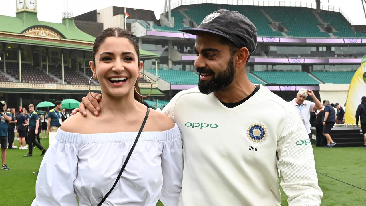 Virat Kohli has a settled life off the field with his wife Anushka. Picture: AFP