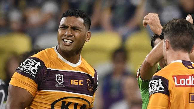 Tevita Pangai Jr has been hit with a breach-of-contract notice. Picture: Ian Hitchcock/Getty