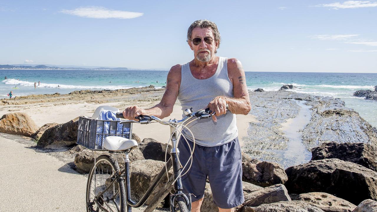 Wayne Clarke at Snapper Rocks. Picture: Jerad Williams